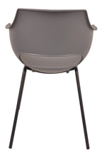 SIT&CHAIRS Stuhl, 2er-Set – Sitz grau, Beine schwarz – Bild 5