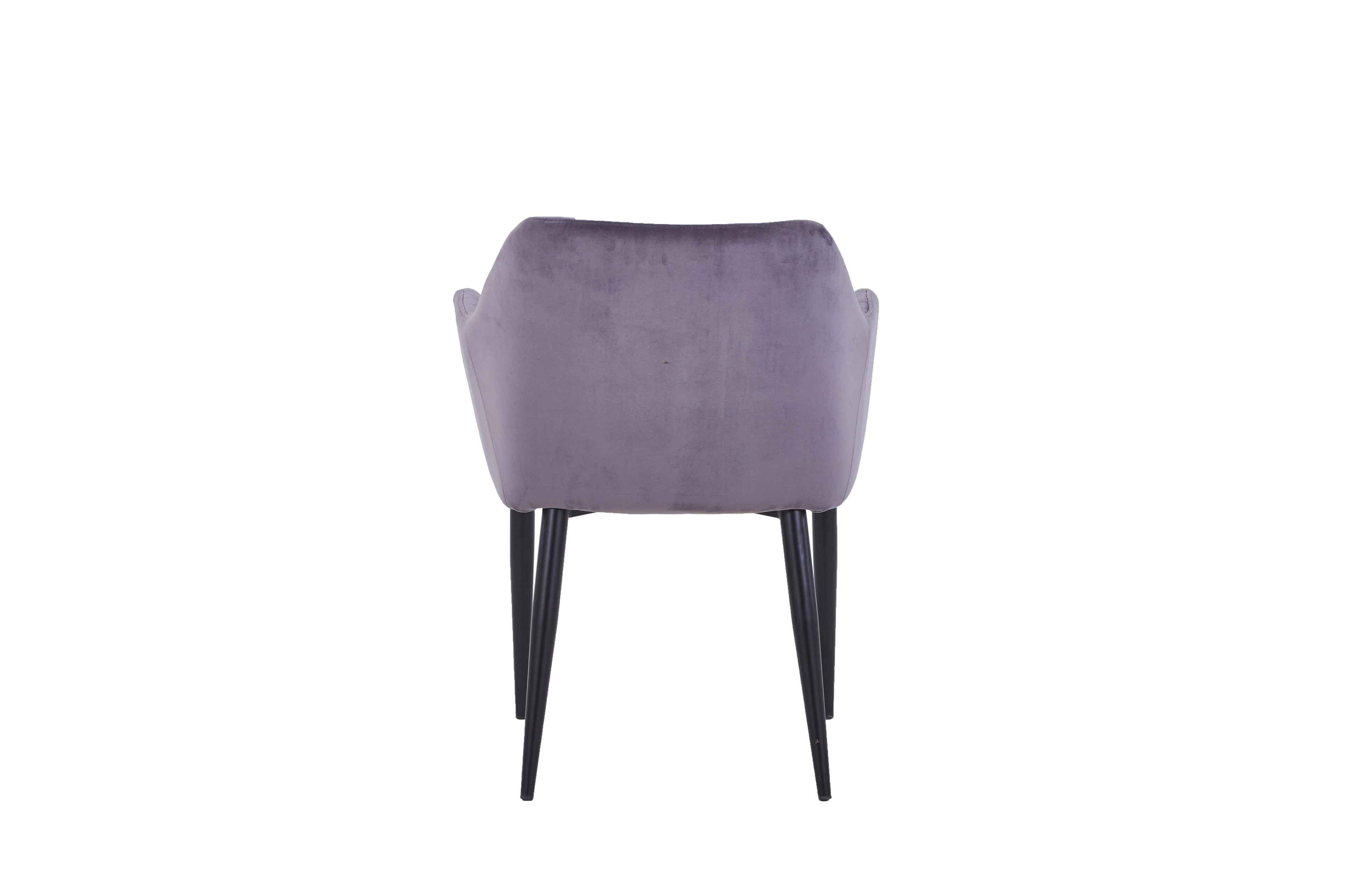 SIT&CHAIRS Armlehnstuhl, 2er-Set – Gestell schwarz, Bezug dunkelgrau – Bild 5