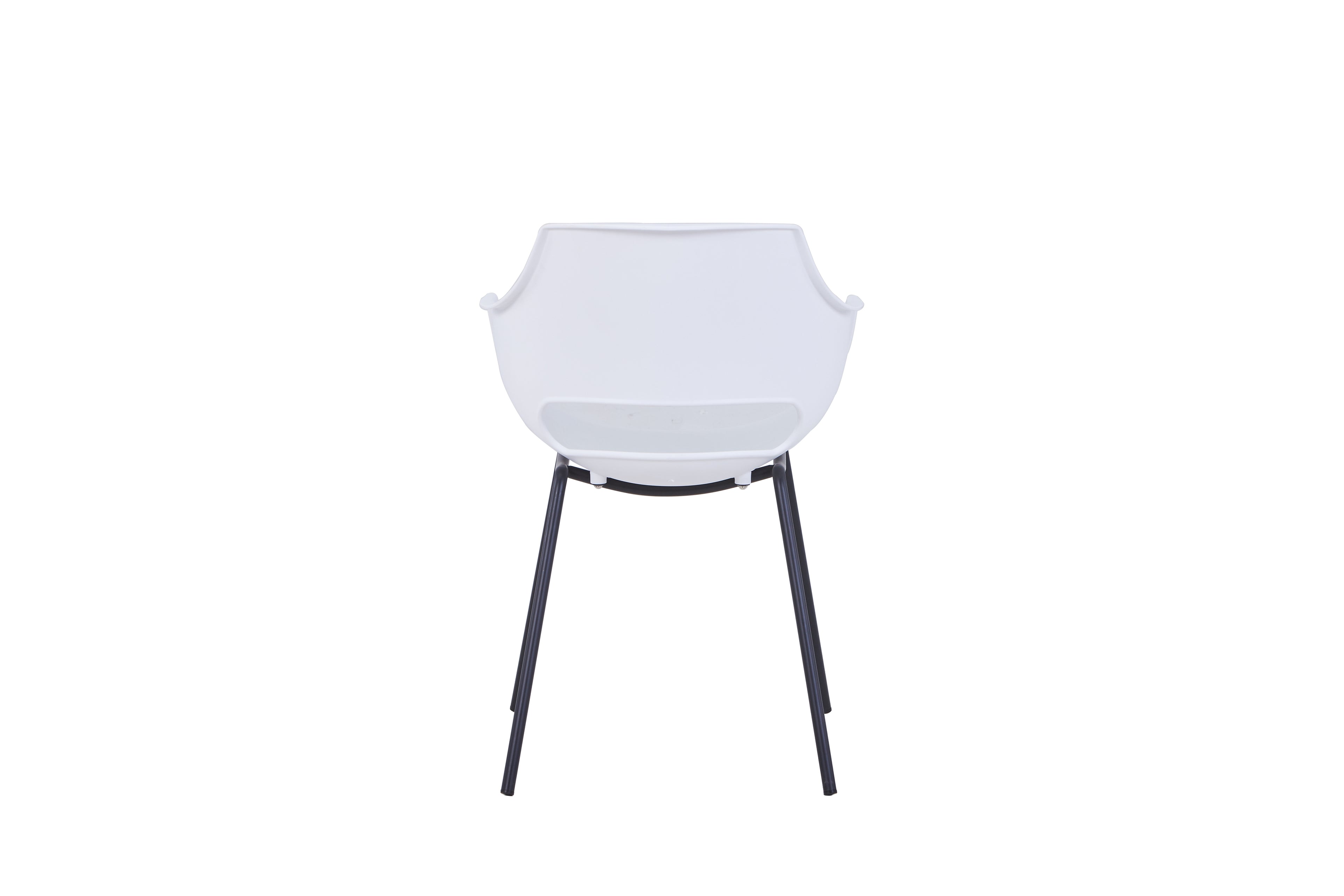SIT&CHAIRS Stuhl, 2er-Set – Sitz weiß, Beine schwarz – Bild 5
