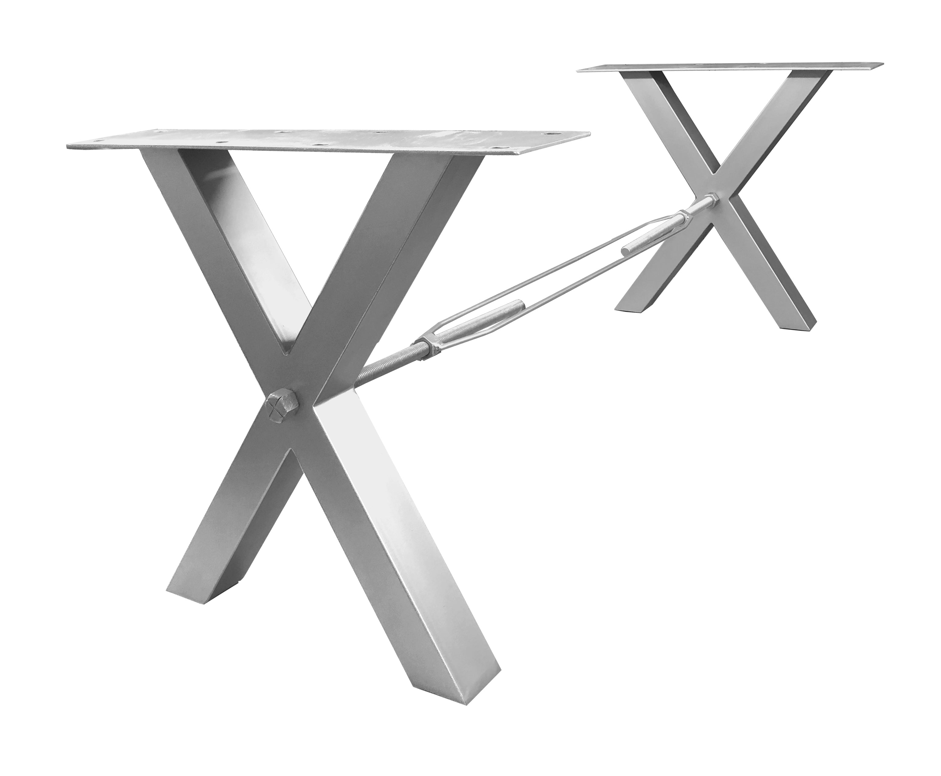 TOPS & TABLES Tischgestell antiksilber – Antiksilber