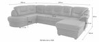 Wohnlandschaft Savoni U-Form