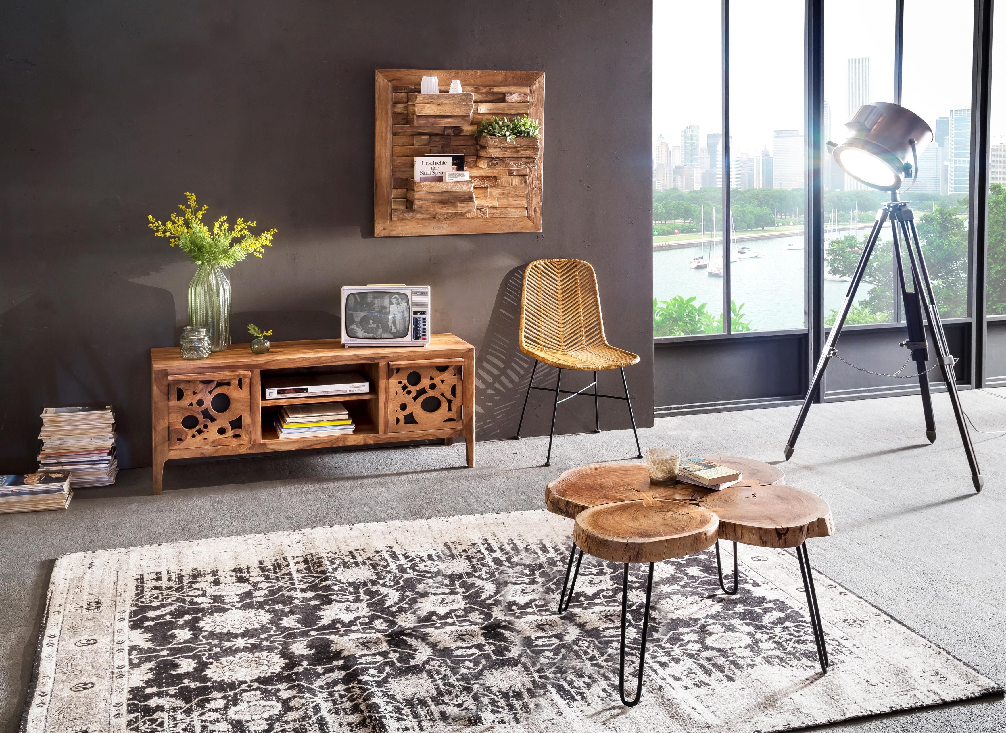 RATTAN Stuhl, 2er-Set – Natur – Bild 11