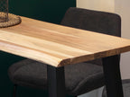 TABLES & CO Stehtisch 124,5x51 cm – Platte natur, Gestell antikschwarz – Bild 6