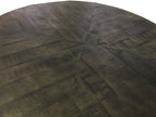 TABLES & CO Tisch 120x120 cm – Platte grau, Beine antiksilber – Bild 3