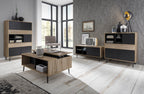 MAILBOX Couchtisch – Dunkel anthrazit und natur – Bild 10