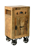 RUSTIC Kommode – Natur antik mit antikschwarzen Beschlägen – Bild 2