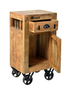 RUSTIC Kommode – Natur antik mit antikschwarzen Beschlägen – Bild 4