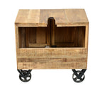 RUSTIC Unterschrank – Natur antik mit antikschwarzen Beschlägen – Bild 4