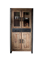 PANAMA Vitrine – Natur mit antikschwarz – Bild 3