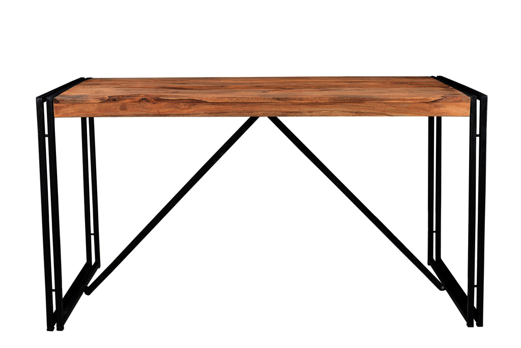 PANAMA Tisch 140 x 70 cm – Natur mit antikschwarz – Bild 4