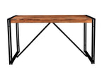 PANAMA Tisch 140 x 70 cm – Natur mit antikschwarz – Bild 4