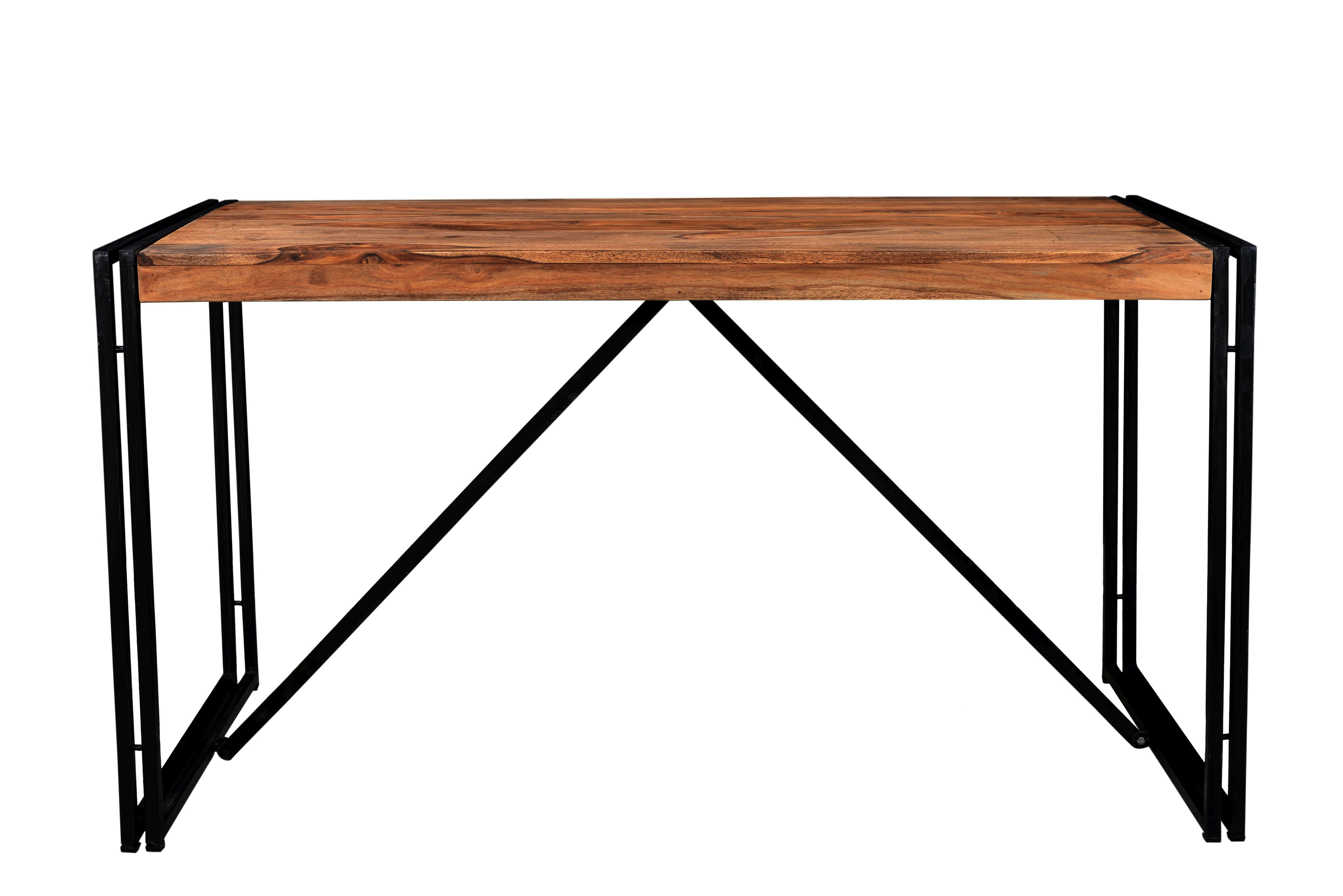 PANAMA Tisch 140 x 70 cm – Natur mit antikschwarz – Bild 4
