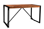 PANAMA Tisch 140 x 70 cm – Natur mit antikschwarz – Bild 5