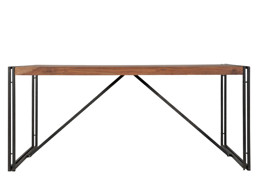 PANAMA Tisch 180 x 90 cm – Natur mit antikschwarz – Bild 6