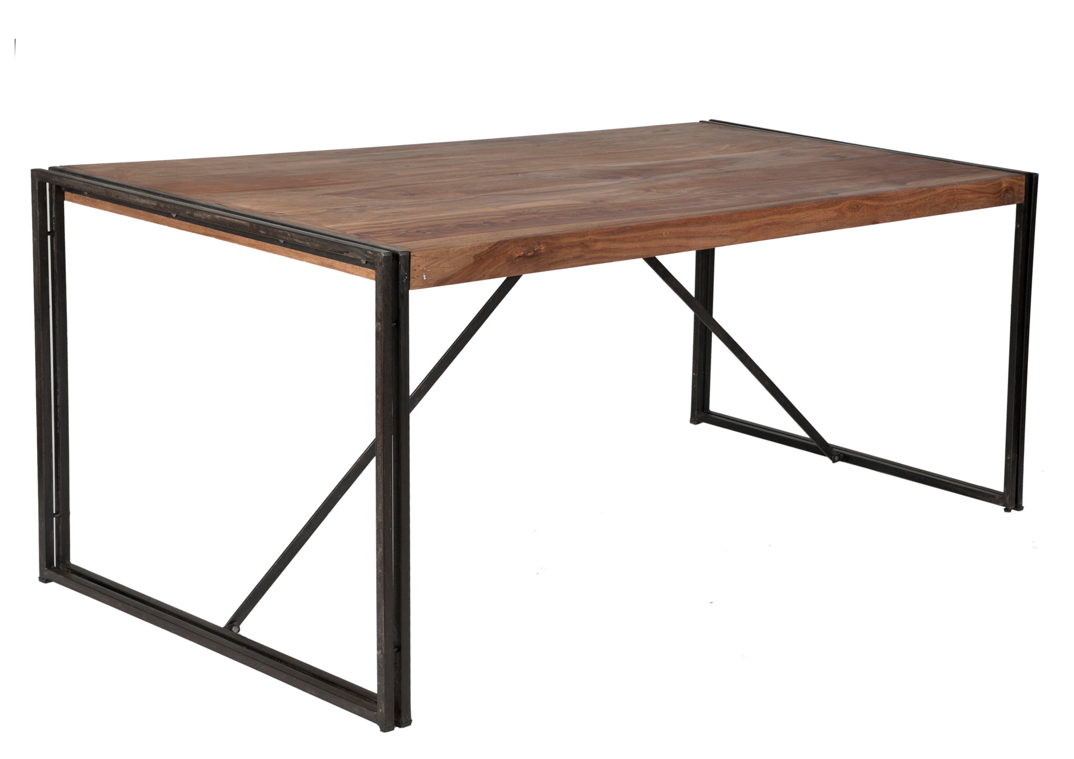 PANAMA Tisch 180 x 90 cm – Natur mit antikschwarz – Bild 7