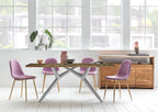 TABLES & CO Tisch 240x100 cm – Platte bunt, Gestell antiksilber – Bild 4
