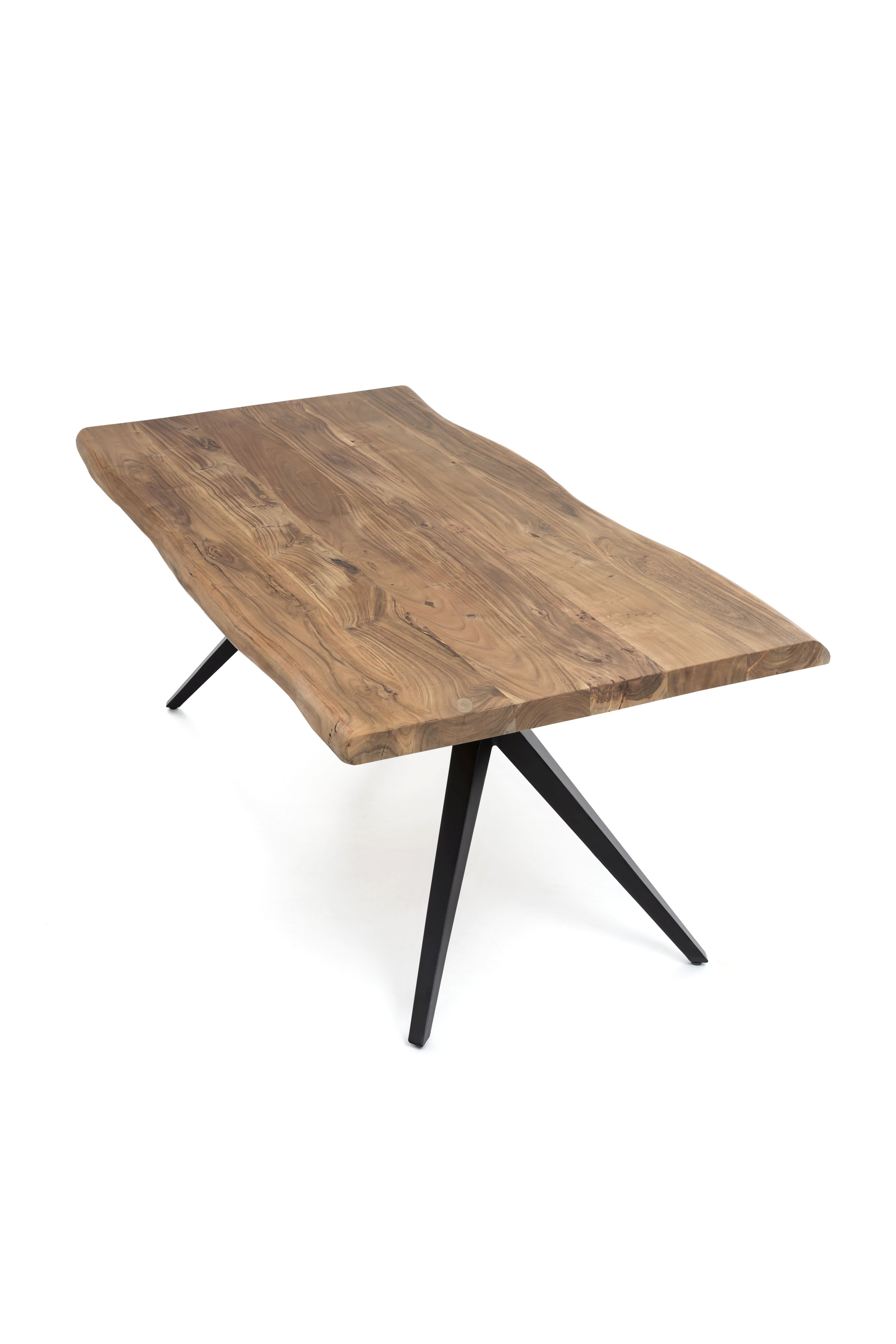 TABLES & CO Tisch 160x85 cm – Platte natur, Gestell antikschwarz – Bild 7