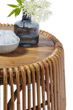 RATTAN Beistelltisch – Natur – Bild 3