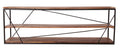 TAYLOR Lowboard – Gestell schwarz, Böden antikbraun