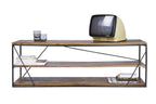 TAYLOR Lowboard – Gestell schwarz, Böden antikbraun – Bild 8