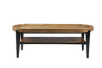 TAYLOR Couchtisch – Platte natur, Beine schwarz – Bild 2