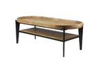 TAYLOR Couchtisch – Platte natur, Beine schwarz – Bild 3