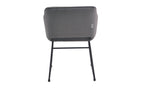 SIT&CHAIRS Armlehnstuhl, 2er-Set – Gestell schwarz, Bezug Basalt – Bild 5