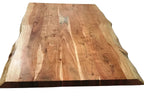 TABLES & CO Tisch 220x100 cm – Platte natur, Gestell used look, klar lackiert – Bild 3