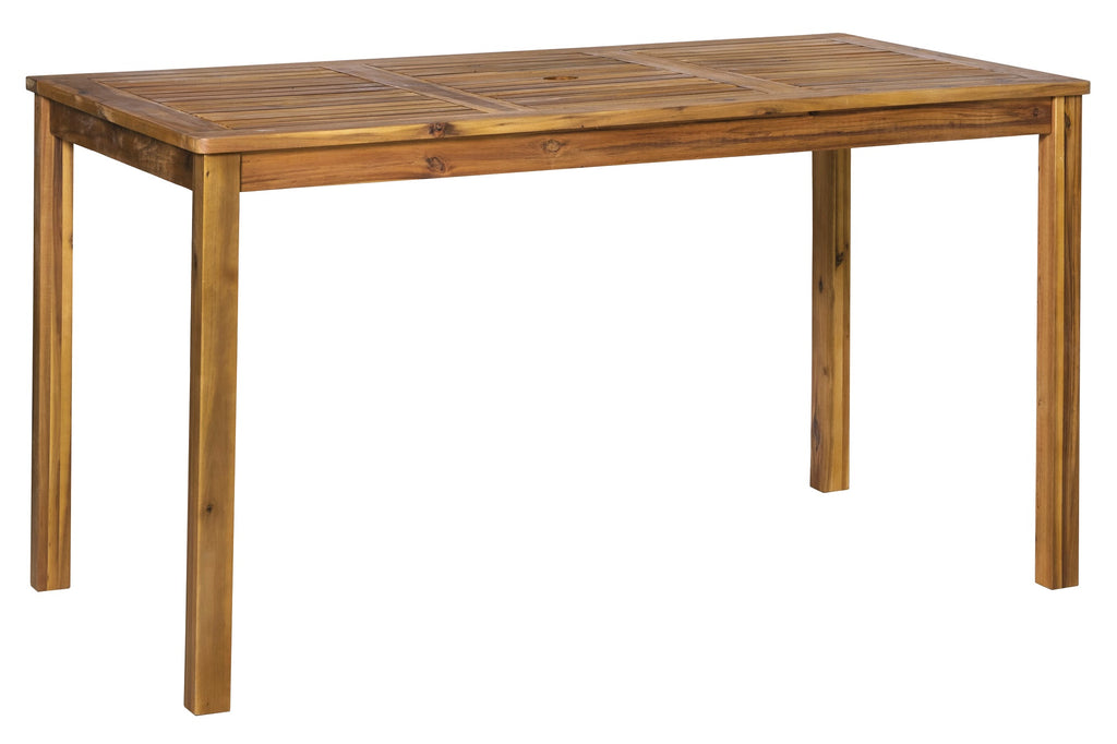 Möbilia - Outdoor Gartentisch 135x80x74 cm natur