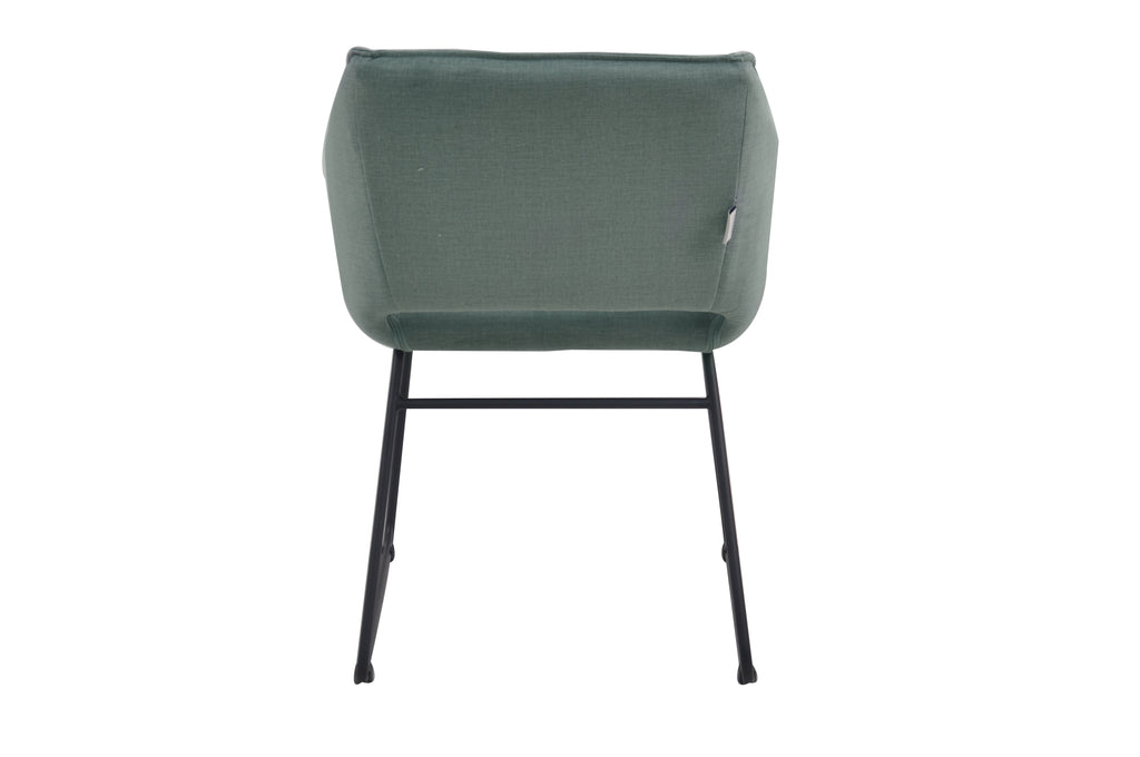 SIT&CHAIRS Armlehnstuhl, 2er-Set – Gestell schwarz, Bezug Celadon – Bild 5