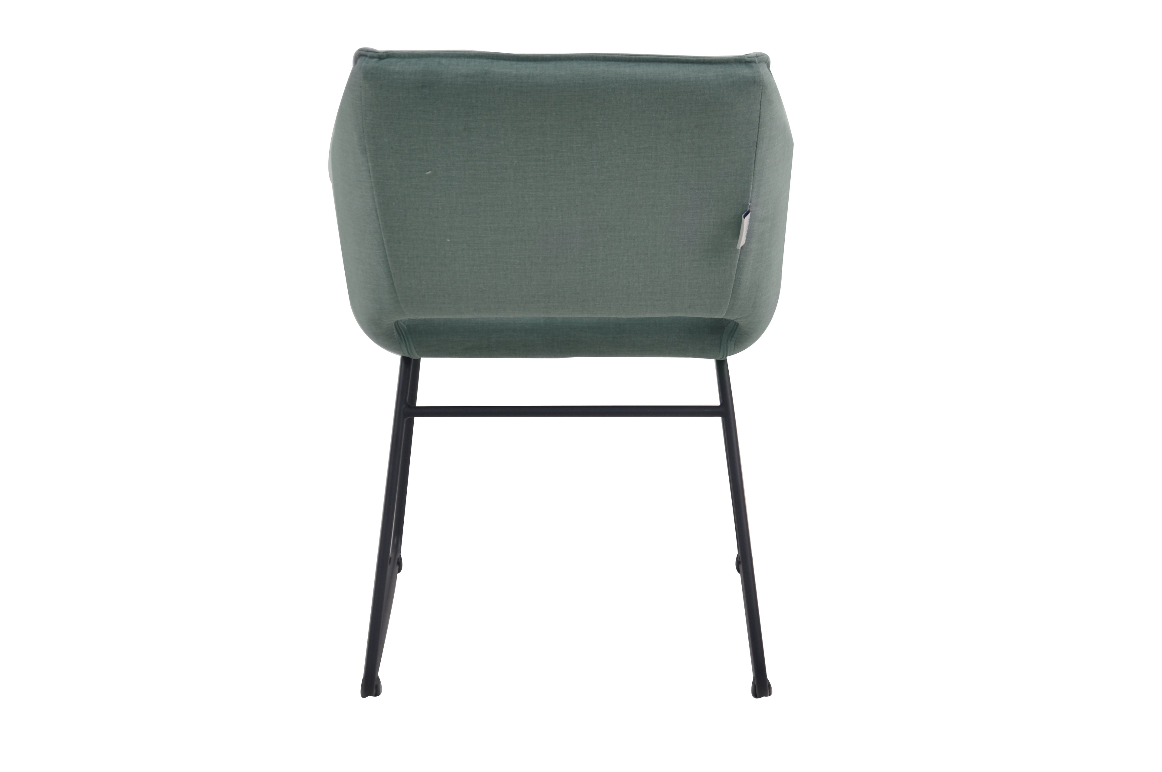 SIT&CHAIRS Armlehnstuhl, 2er-Set – Gestell schwarz, Bezug Celadon – Bild 5