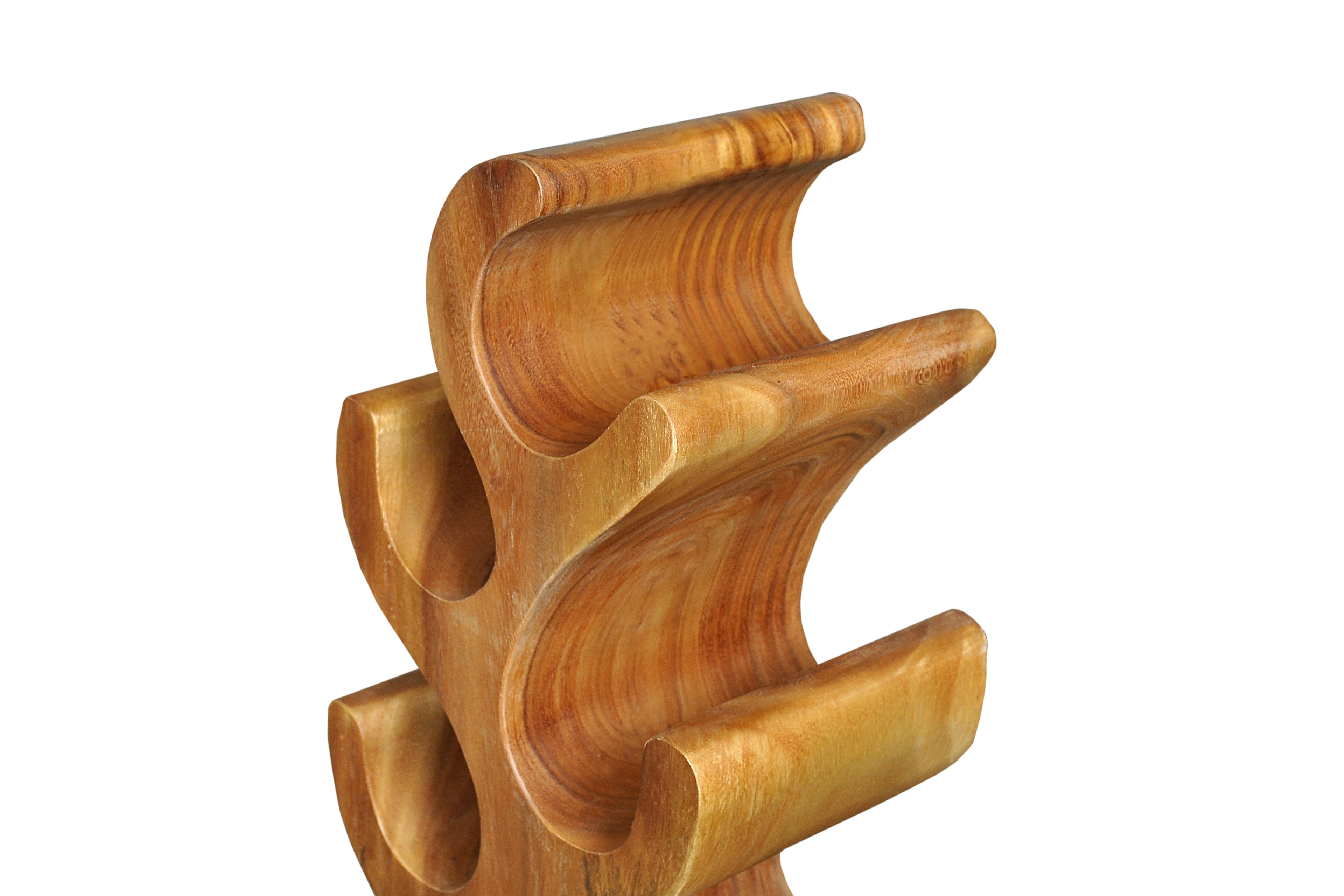 ROMANTEAKA Weinregal 12 Flaschen – Natur – Bild 4