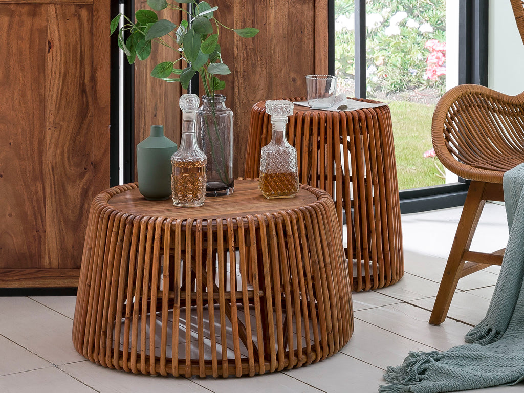 RATTAN Beistelltisch – Natur – Bild 5