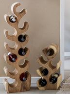 ROMANTEAKA Weinregal 12 Flaschen – Natur – Bild 7