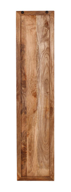 RUSTIC Wand-Weinregal – Natur antik mit antikschwarzen Haken – Bild 5