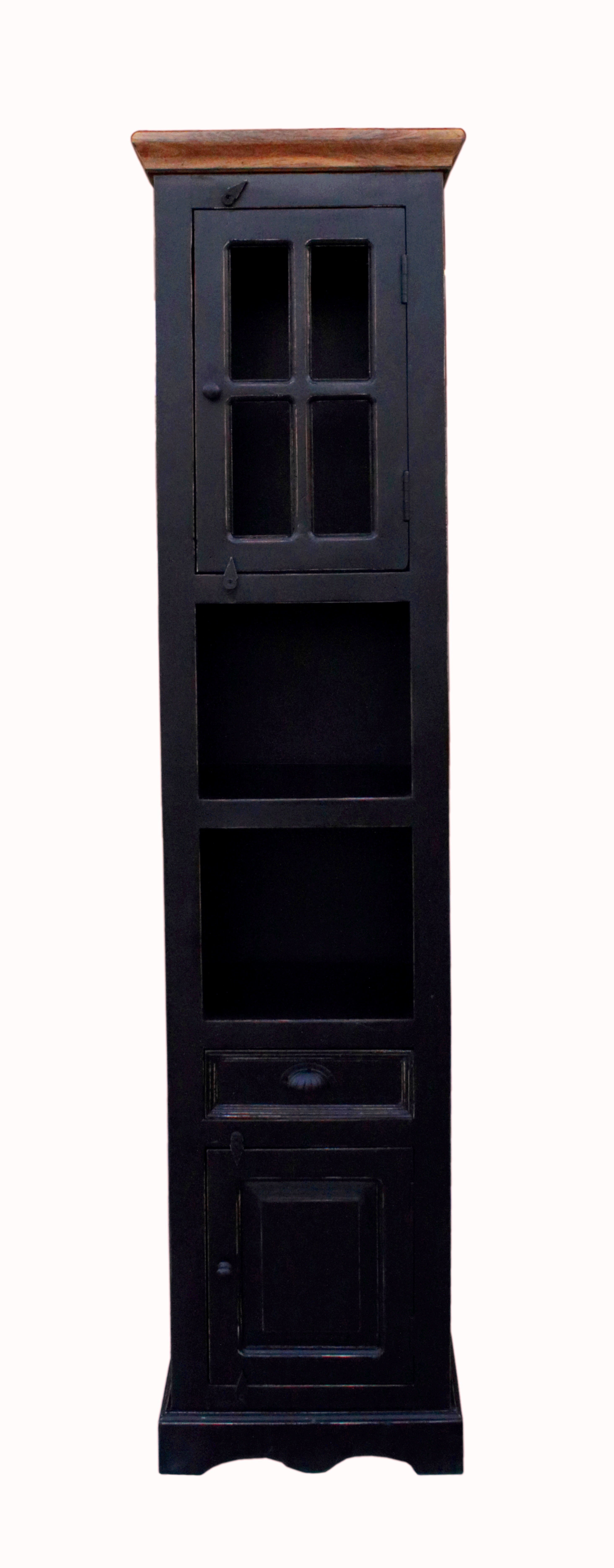 CORSICA Bäder-Set – Schwarz mit honigfarbiger Deckplatte – Bild 6