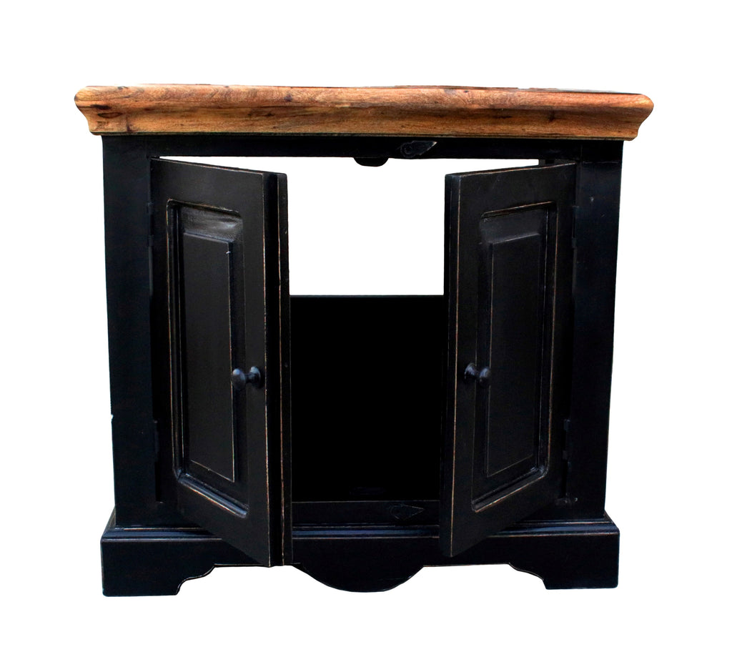 CORSICA Bäder-Set – Schwarz mit honigfarbiger Deckplatte – Bild 12