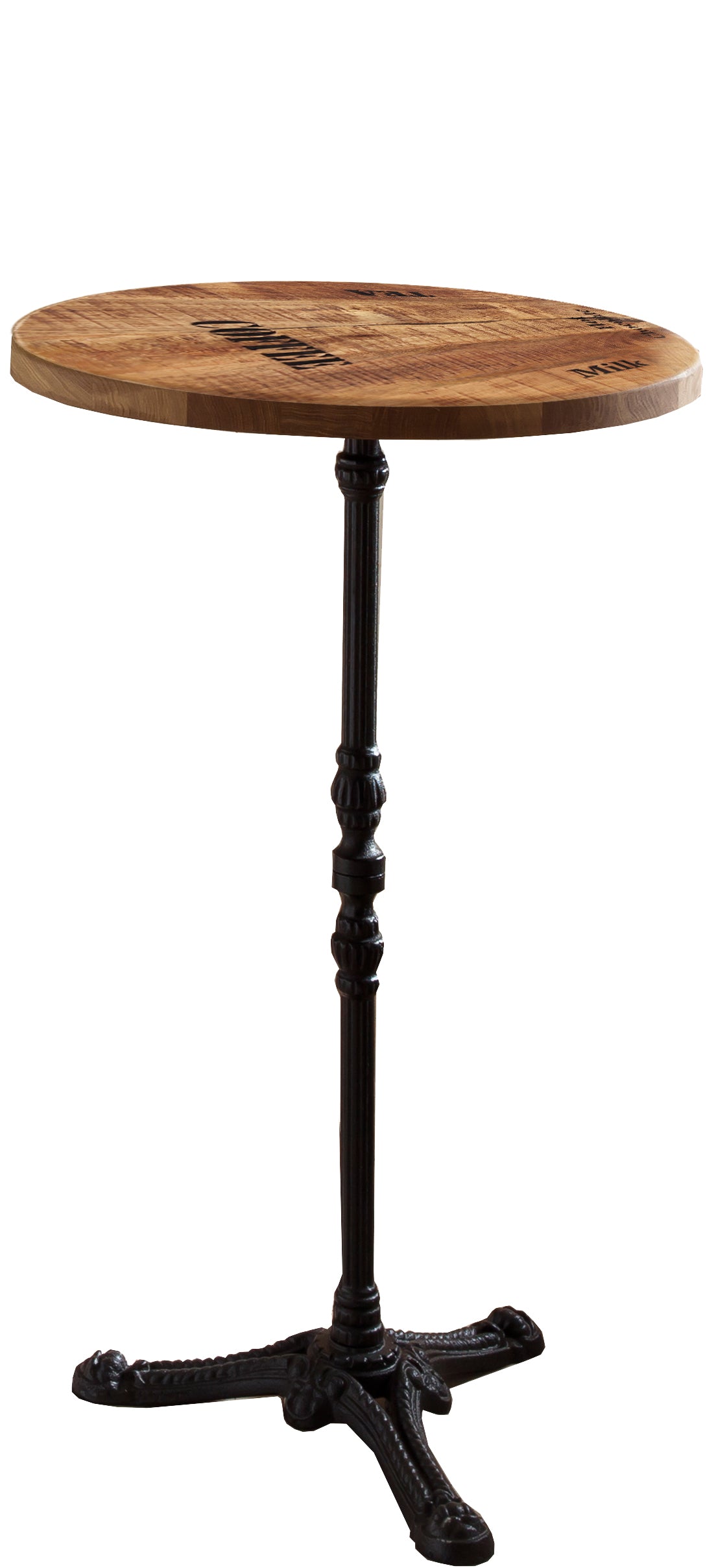 TOPS & TABLES Tischplatte 60 cm Durchmesser – Natur mit schwarzer Schrift – Bild 6
