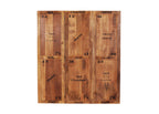 RUSTIC Paravent – Natur antik mit antikschwarzen Beschlägen – Bild 3