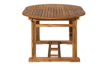 Möbilia - Outdoor Gartentisch 150x100x75 cm natur