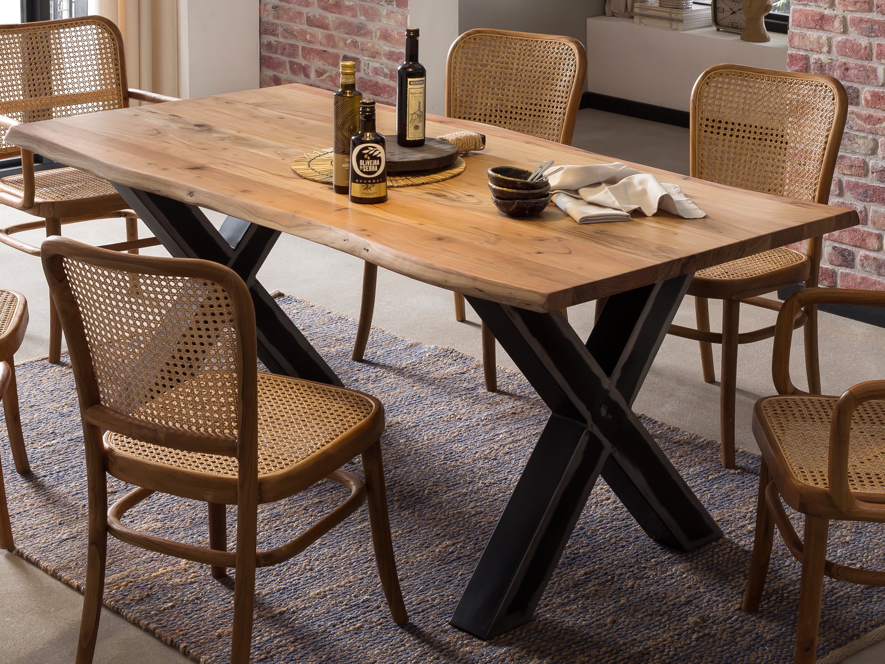 TOPS & TABLES Tischgestell Roheisen used look – Used look, klar lackiert – Bild 15
