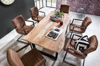 TABLES & CO Tisch 140 x 80 cm, Platte natur, Gestell schwarz – Bild 14