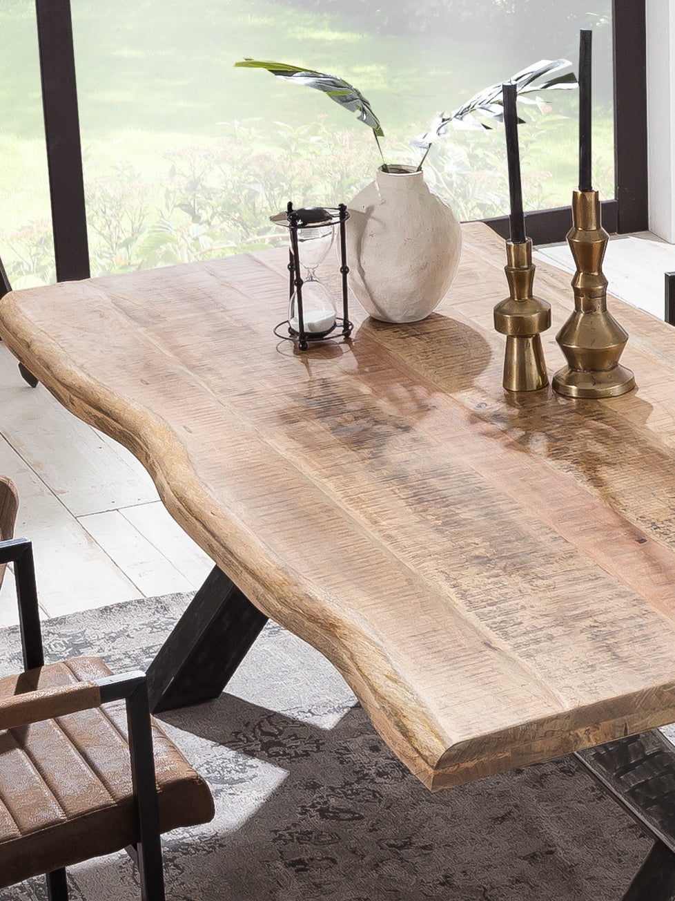 TOPS & TABLES Tischgestell Roheisen used look – Used look, klar lackiert – Bild 19