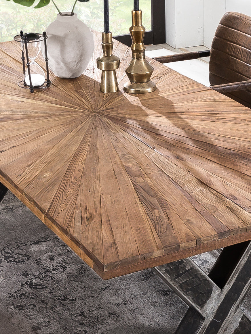 TOPS & TABLES Tischgestell Roheisen used look – Used look, klar lackiert – Bild 22