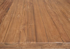 TABLES & CO Tisch 220x100 cm – Platte natur, Gestell antiksilber – Bild 6