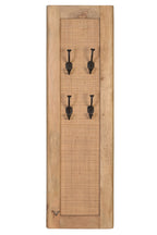 CANE Garderobenpaneel – Natur
