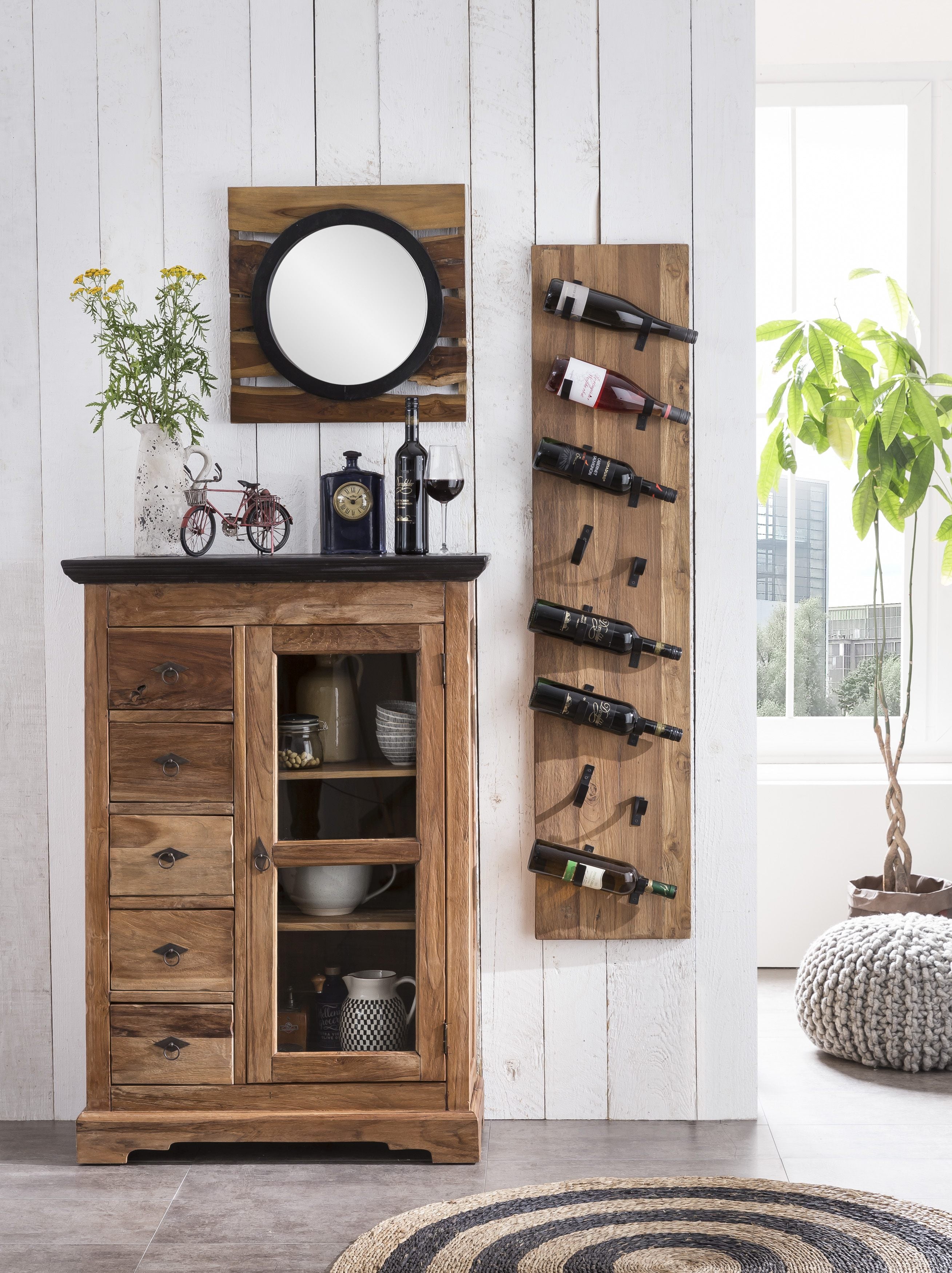 SEADRIFT Brotschrank – Natur, Platte kolonialfarbig – Bild 6