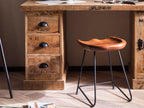 NATURAL EDGE Hocker – Natur und schwarz – Bild 12