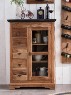 SEADRIFT Brotschrank – Natur, Platte kolonialfarbig – Bild 7