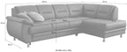 Ecksofa Mailand L-Form